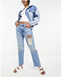 Polo Ralph Lauren - Distress Repair Slim Fit Ankle Length Boyfriend Fit Jeans - Lyst
