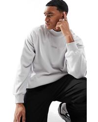 Jack & Jones - Oversized Hoogsluitende Fleece Sweater - Lyst