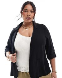 Vero Moda - Linen Touch Blazer - Lyst