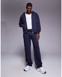 ASOS - Premium Heavyweight Straight Leg Trackies - Lyst