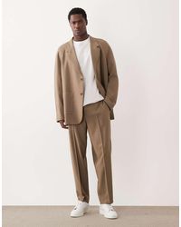 ASOS - Oversized Tapered Suit Pants - Lyst