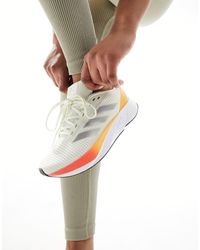 adidas Originals - Adidas running - duramo sl - sneakers bianco sporco e arancione - Lyst