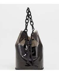 bershka clear bag