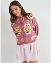 Skinnydip London - London The Simpsons Lisa Flower Knitted Cardigan - Lyst