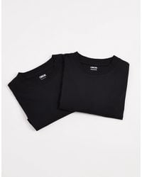 ASOS - Essentials 2 Pack Relaxed Crew Neck T-Shirts - Lyst
