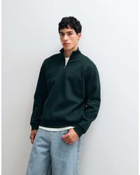Jack & Jones - Oversized 1/4 Zip Sweatshirt - Lyst