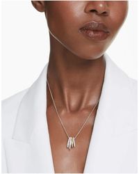 Swarovski - Hyperbola Pendant, Mixed Cuts, Mixed Metal Finish - Lyst
