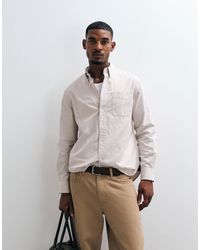 Barbour - Authentic oxford hemd mit langen ärmeln - Lyst