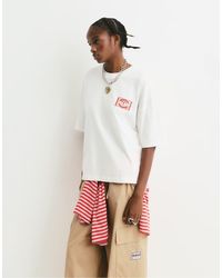 Pull&Bear - T-Shirt Met Grafische Print Van Luciferdoosje - Lyst