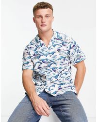 Lacoste - – bedrucktes kurzärmliges hemd - Lyst