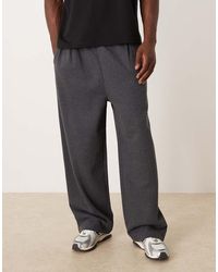 ASOS - Wide Leg jogger With Pleats - Lyst