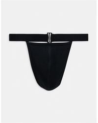 ASOS - Thong With Front Strap - Lyst