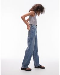 TOPSHOP - High Rise baggy Jeans - Lyst