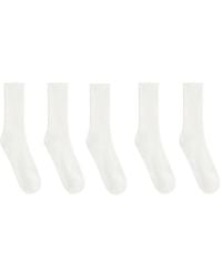 Oysho - 5 Pairs Of Classic Socks With Cotton - Lyst