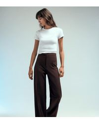 Pull&Bear - Nette Broek Met Hoge Taille - Lyst