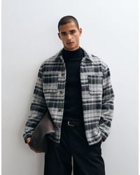 ASOS - Wool Look Double Pocket Shacket - Lyst