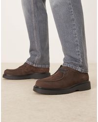 Calvin Klein - Lace Up Suede Shoes - Lyst