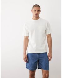 ASOS - Mid Length Denim Jorts - Lyst
