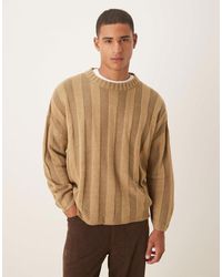 ASOS - – gerippter super-oversize-strickpullover - Lyst