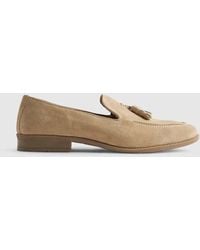 River Island - Suede Loafers - Lyst