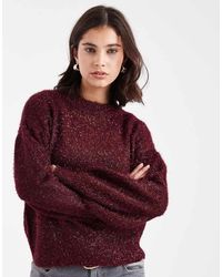 Brave Soul - Slouchy Fit Knitted Crew Neck Jumper - Lyst