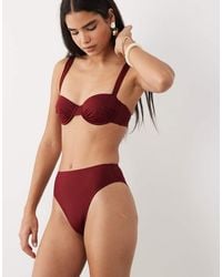 ASOS - Martina Azores High Leg High Waist Bikini Bottom - Lyst