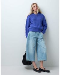 Reclaimed Vintage - Denim Culotte Jort - Lyst