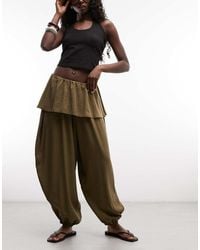 ASOS - Balloon Pants With Skirt Overlay Detail - Lyst