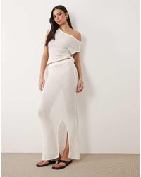 Tala - Beach Knit Maxi Skirt - Lyst