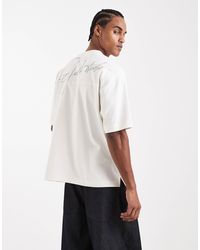 ASOS - – circular design collection – superschweres oversize-t-shirt mit "studios"-grafik - Lyst