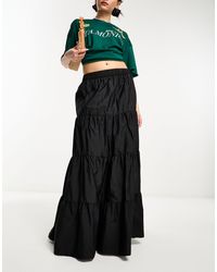 Collusion - Tiered Maxi Skirt - Lyst