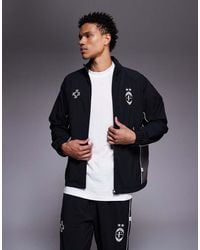 Faded Store - Nylon Football Jacket Co-Ord - Lyst
