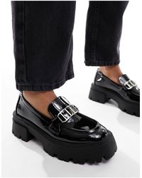 Elle - Chunky Sole Loafers - Lyst