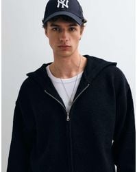 Jack & Jones - Knit Zip Up Hoodie - Lyst