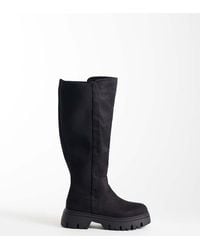 SEQWL Wide Fit - Twirl Chunky Knee Boots - Lyst