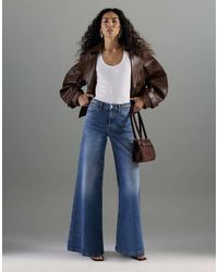 River Island - Relaxed Palazzo Jean - Lyst