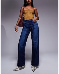 River Island - Relaxed Straight Leg Jean - Lyst