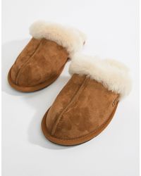 scuffette chestnut slippers