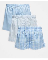 Jack & Jones - 3 Pack Check Woven Boxers - Lyst
