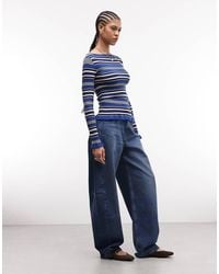 & Other Stories - Long Sleeve Lightweight Knitted Top With Frill Edge - Lyst