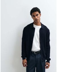 Mango - Knitted Button Through Cardigan - Lyst
