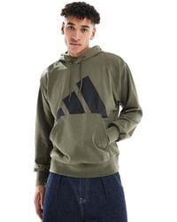 adidas Originals - Adidas – essentials – kapuzenpullover aus frottee - Lyst