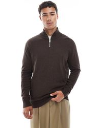 Jack & Jones - Quarter Zip Jumper - Lyst