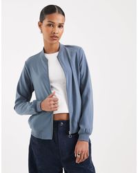 Vero Moda - Lightweight Zip Front Bomber Jacket - Lyst