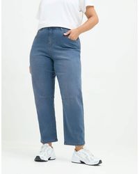Yours Clothing - Barrel Leg Jeans - Lyst
