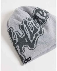 Hollister - Knitted Graphic Beanie - Lyst