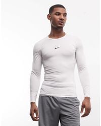Nike - Nike Pro Dri-fit Long Sleeve Top - Lyst