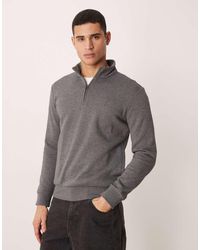 Polo Ralph Lauren - Icon Logo Lightweight Double Knit Tech Half Zip Sweatshirt - Lyst