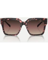 Vogue - Square Sunglasses With Lens - Lyst