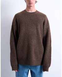 TOPMAN - Oversized Fit Crew Jumper - Lyst